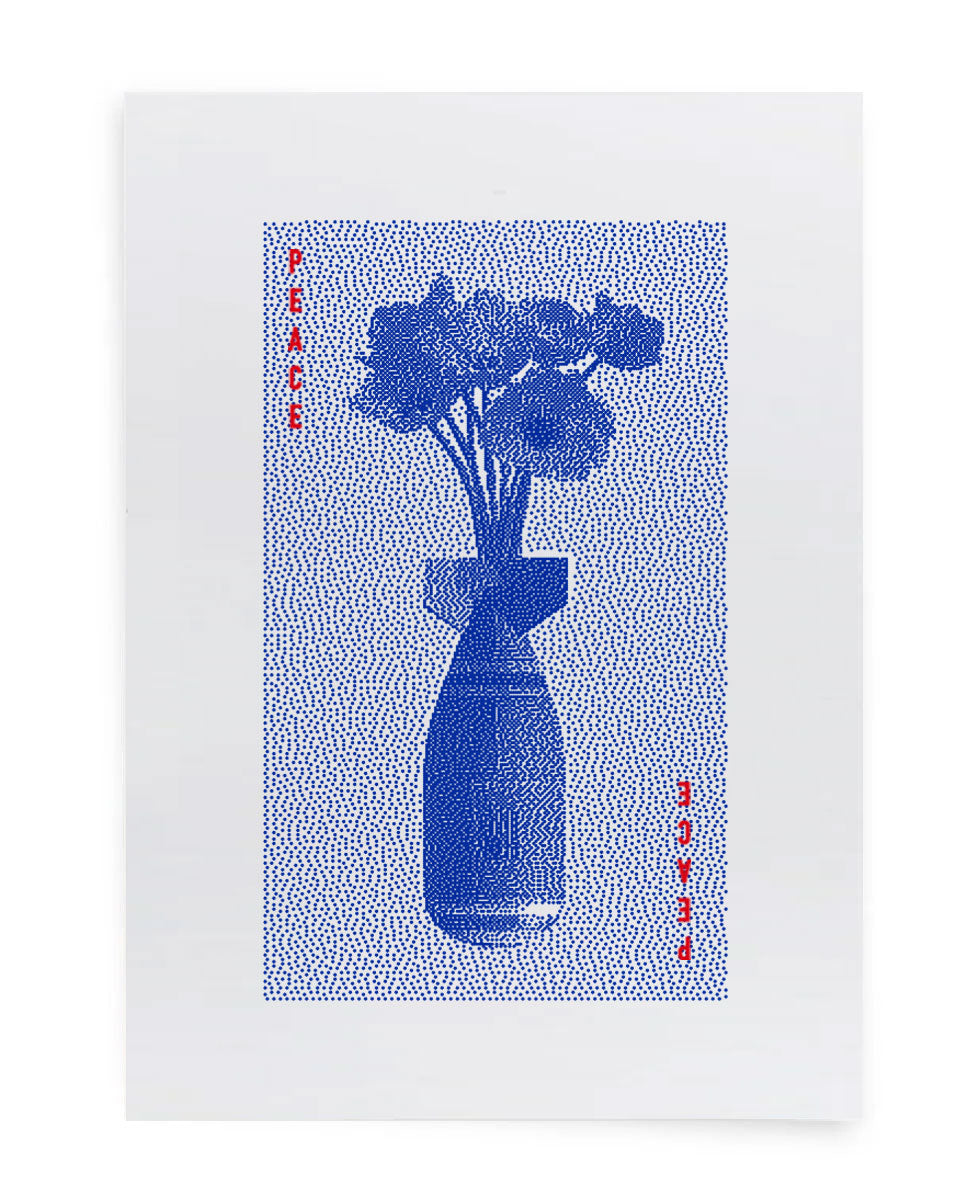 Peace on Earth - A6 Postcard art by Heath Kane