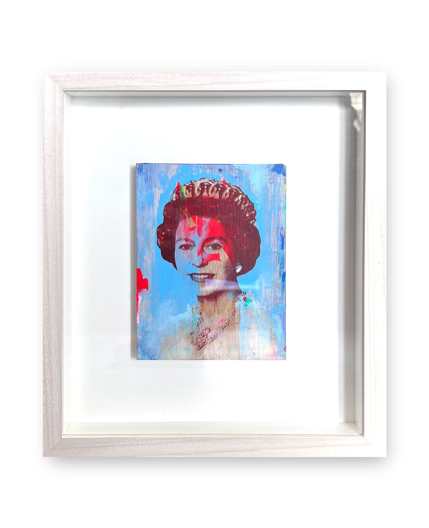 Lizzie 68 - Blue distressed A6 (Original)