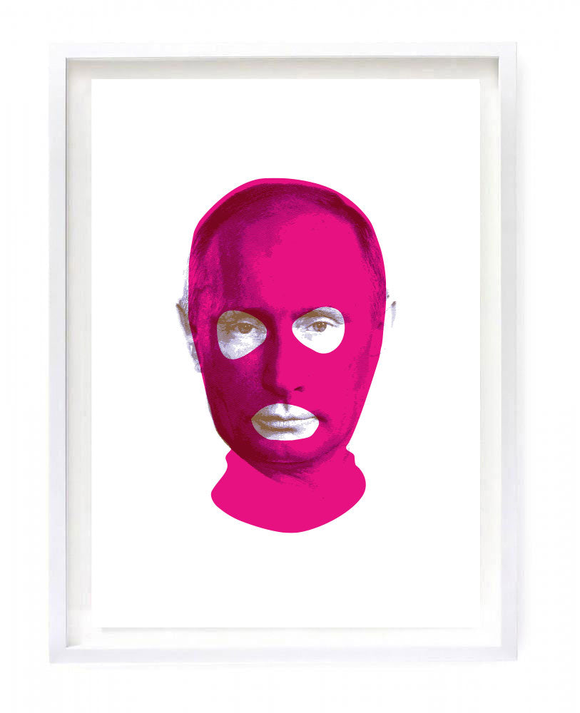 Masks of Fear - Putin digital print