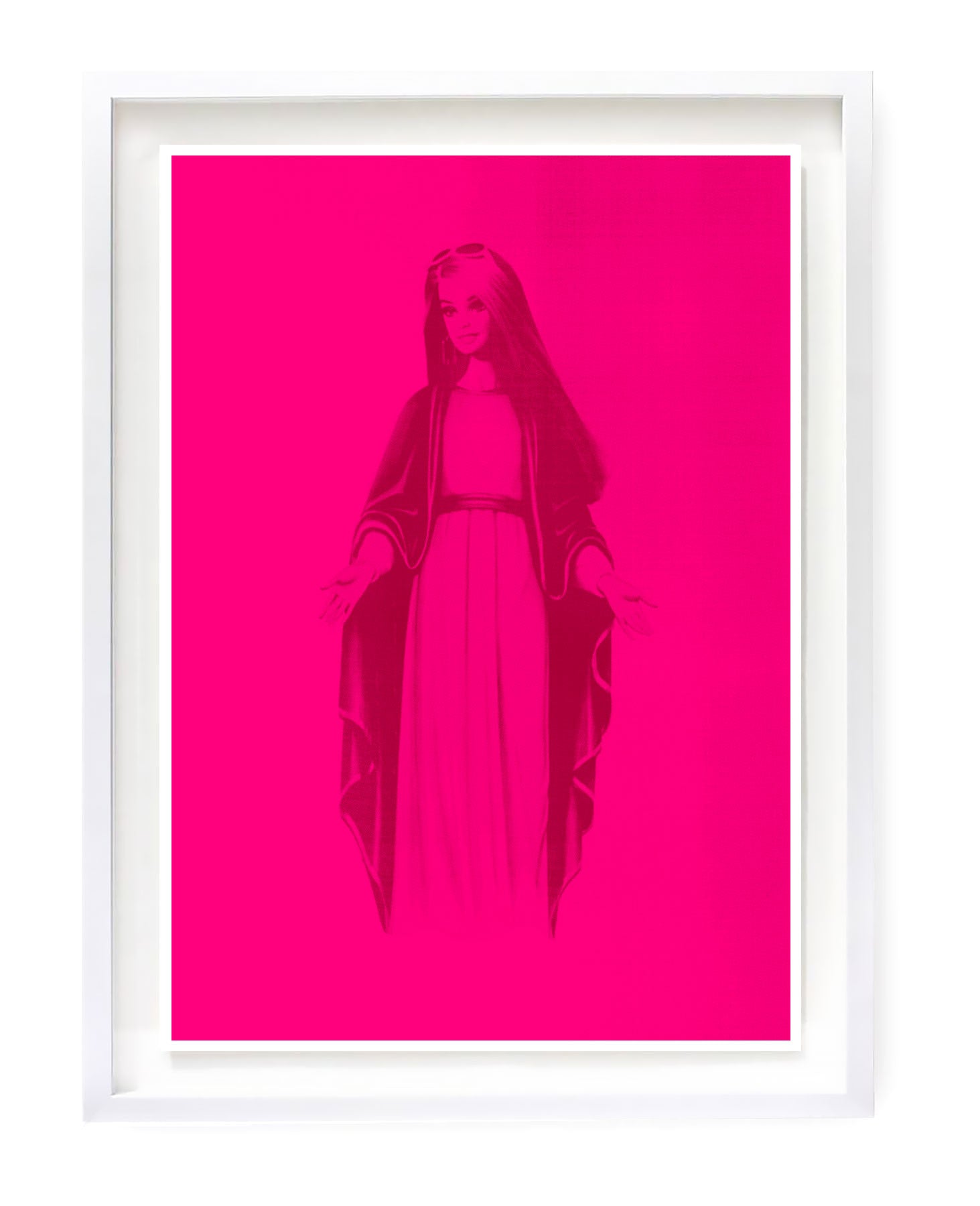 In Brands we Trust, Barbie silkscreen by Heath Kane