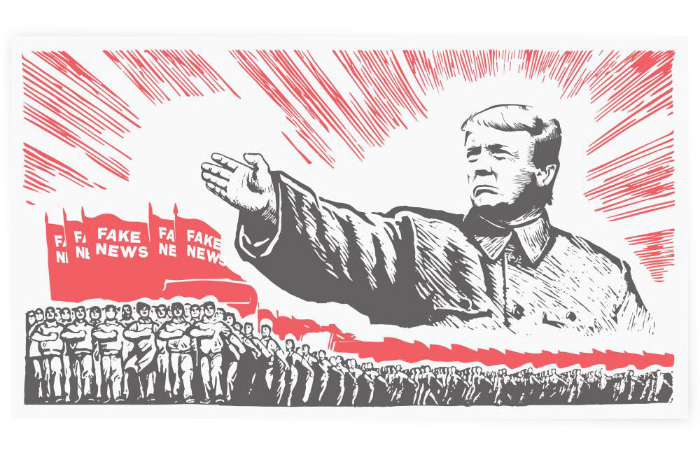 Fake News Propaganda Print - By Heath Kane