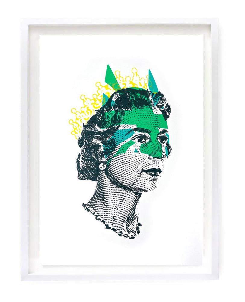 Rich Enough to be Batman - Lizzie Green Flag - B2 by Heath Kane