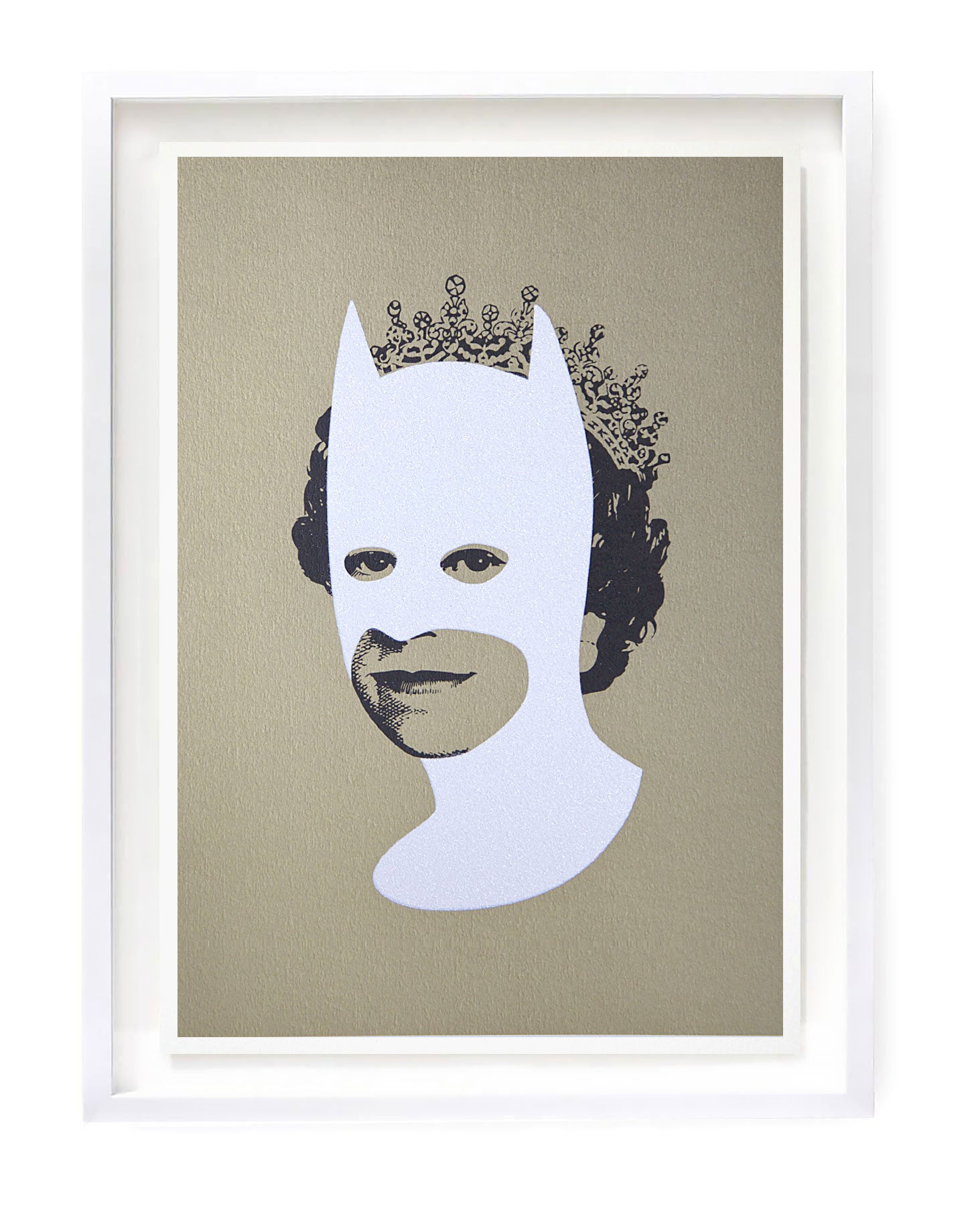 Rich Enough to be Batman - Diamond White, Black and Gold by Heath Kane