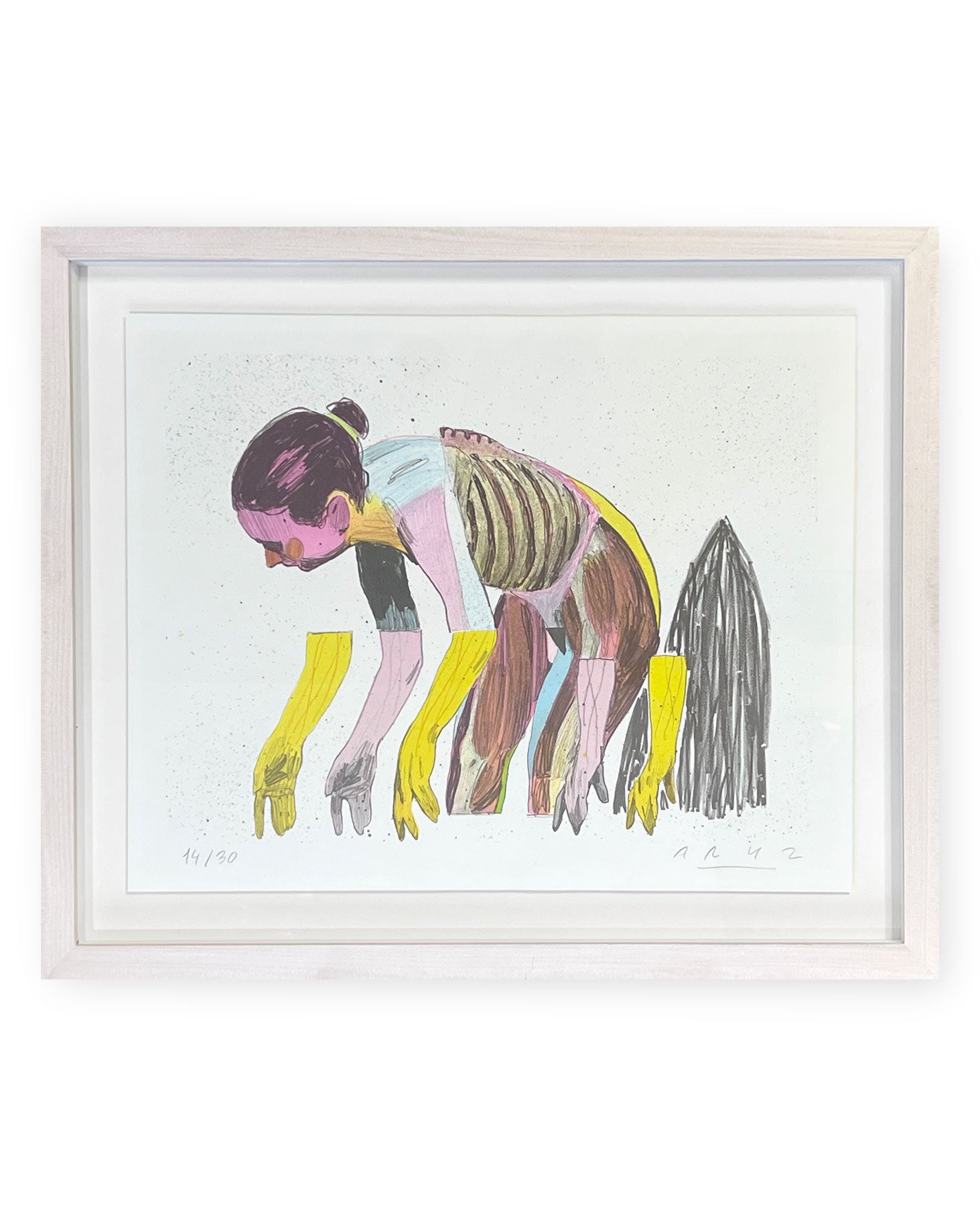 Anatomy Litho II by Aryz available from Heath Kane Gallery