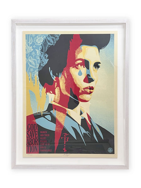 God Save Abortion by Shepard Fairey x Nadya Tolokonnikova