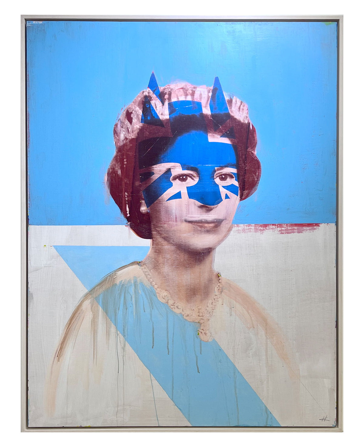 Lizzie 57 - Blue Stripes and Solids by Heath Kane