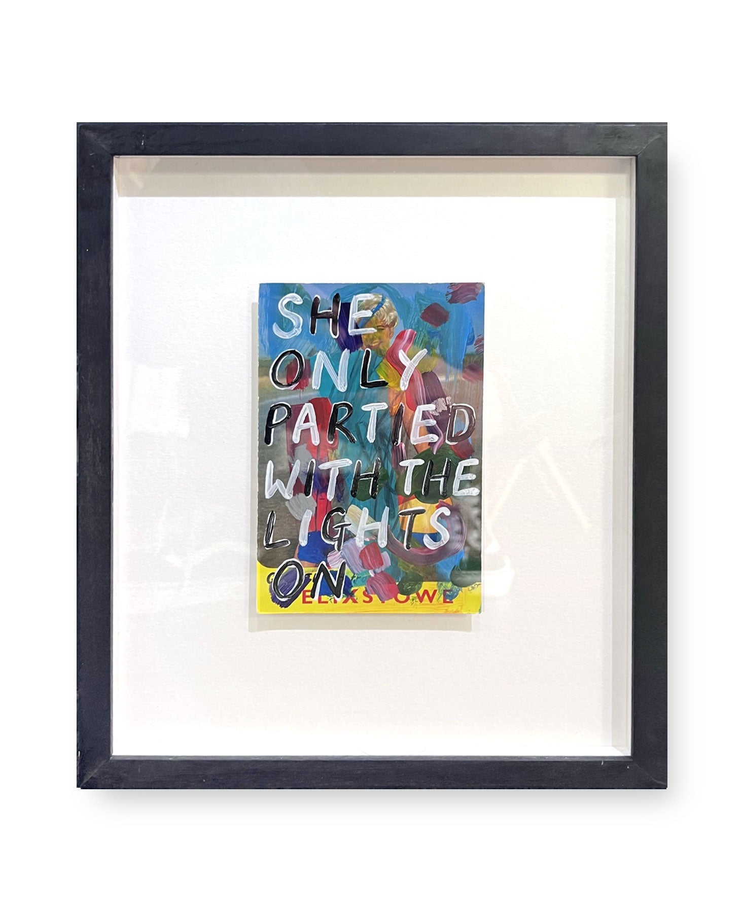 She only partied - original artwork by Adam Bridgland