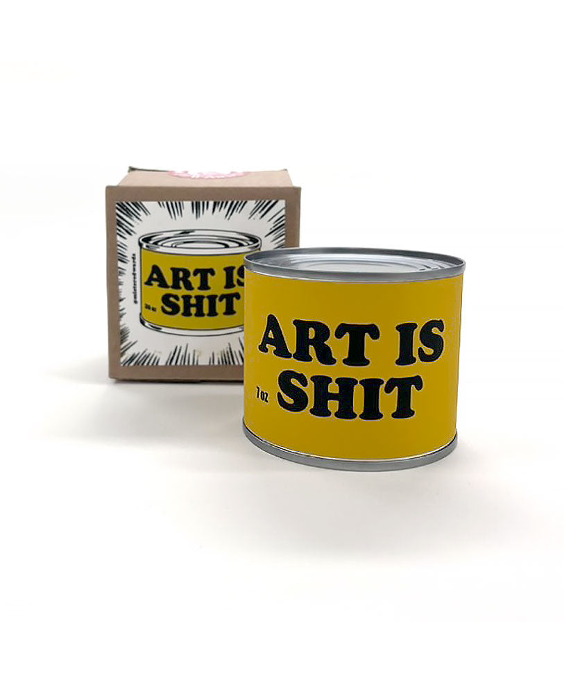 Art is Shit canned edition by Mr Edwards available at Heath Kane Gallery