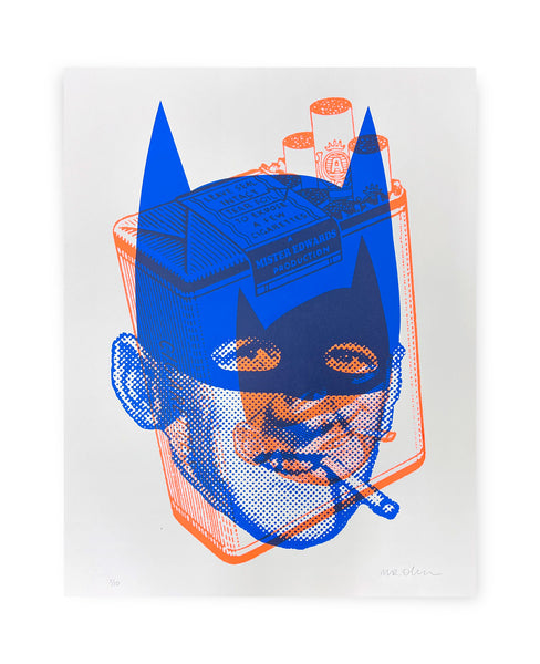 Batsmoker (Blue/Fluro Orange) - by Mr Edwards