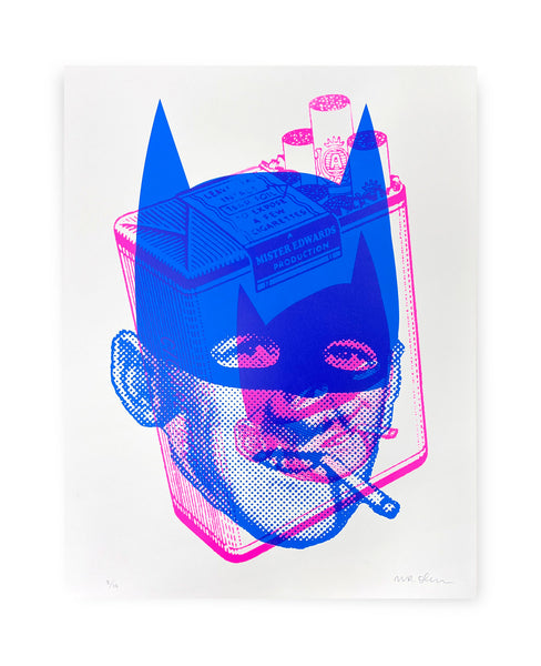 Batsmoker (Blue/Fluro pink) - by Mr Edwards
