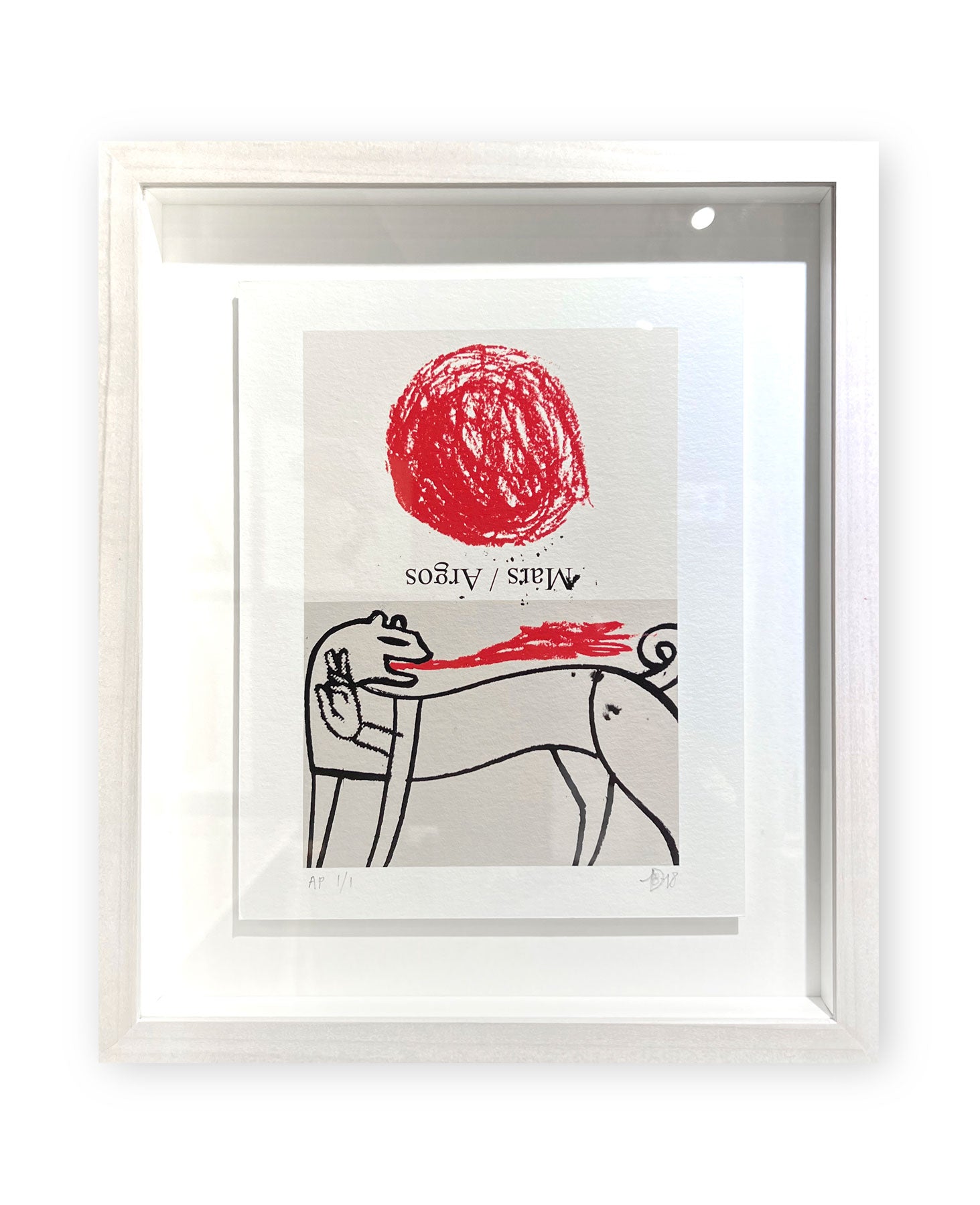 David Bray Limited edtition AP Love is a four legged friend
