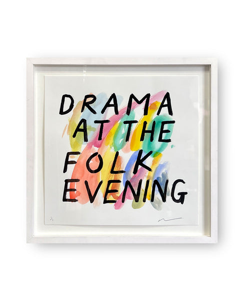 Drama at The Folk Evening by Adam Bridgland