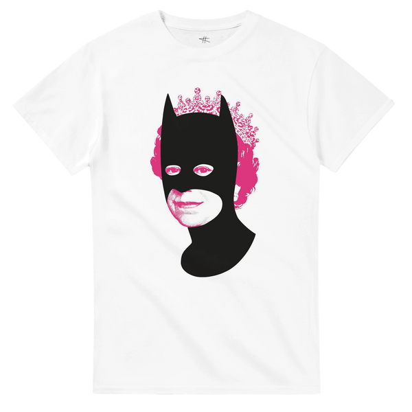 Rich Enough to be Batman - Black and Pink t-shirt
