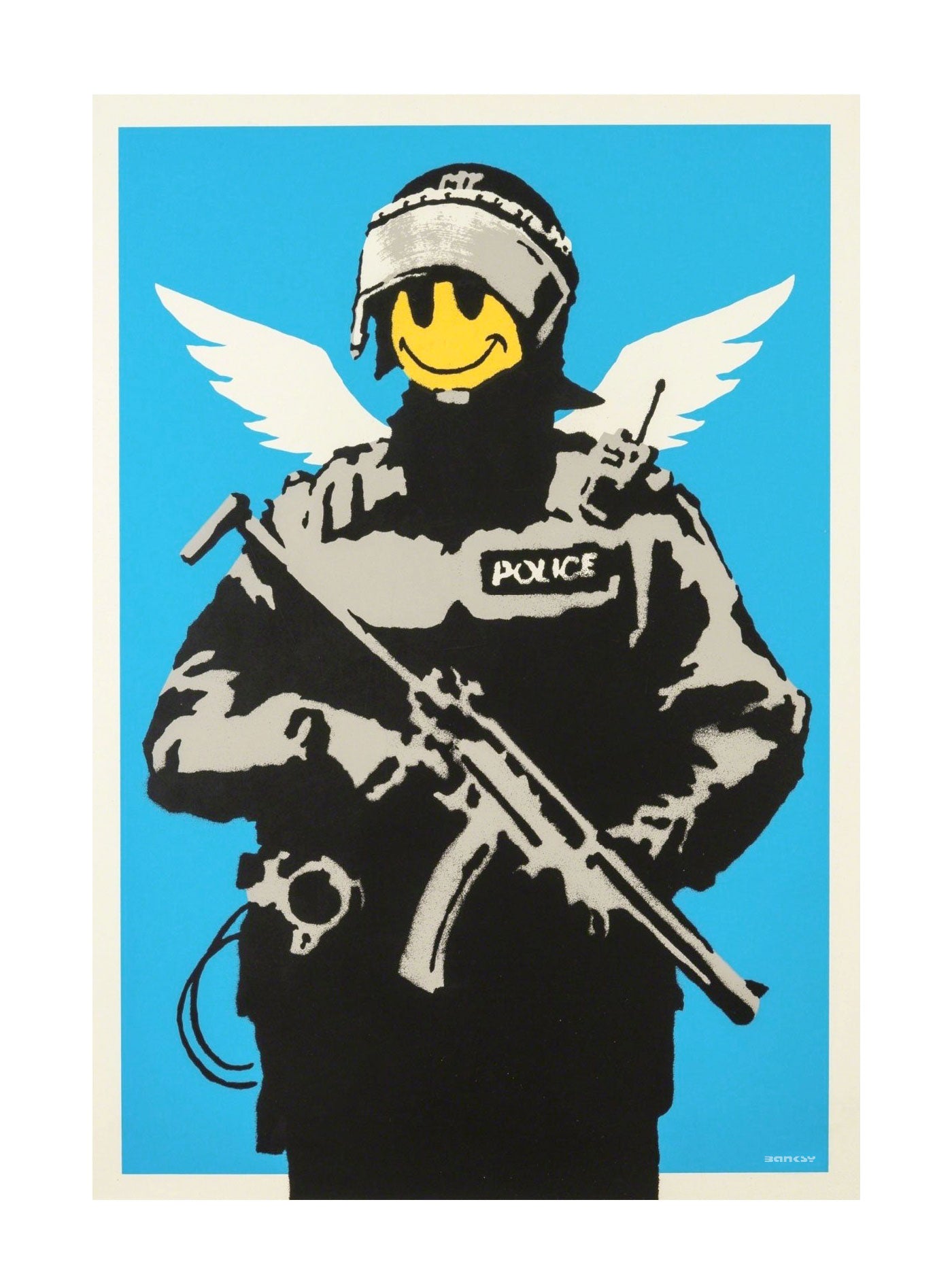 Flying Copper by Banksy / WCP