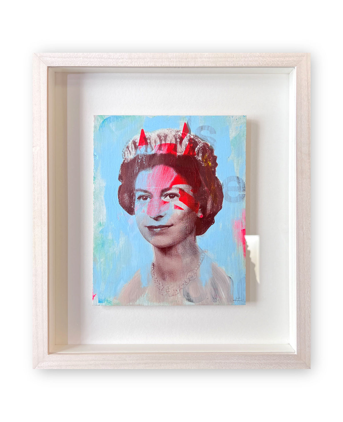 Lizzie 57 - Blue distressed A5 (Original)