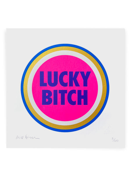 Lucky Bitch (Gold)- by Mr Edwards