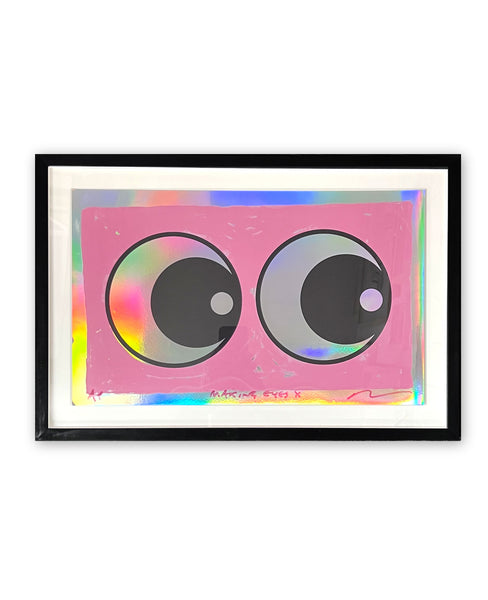 Making Eyes Across the Room (Pink) by Adam Bridgland