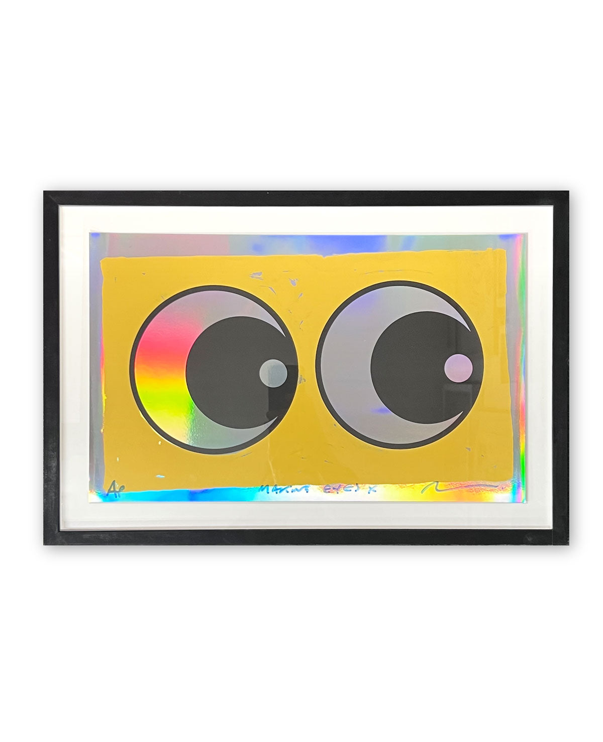 Making Eyes (Yellow) by Adam Bridgland