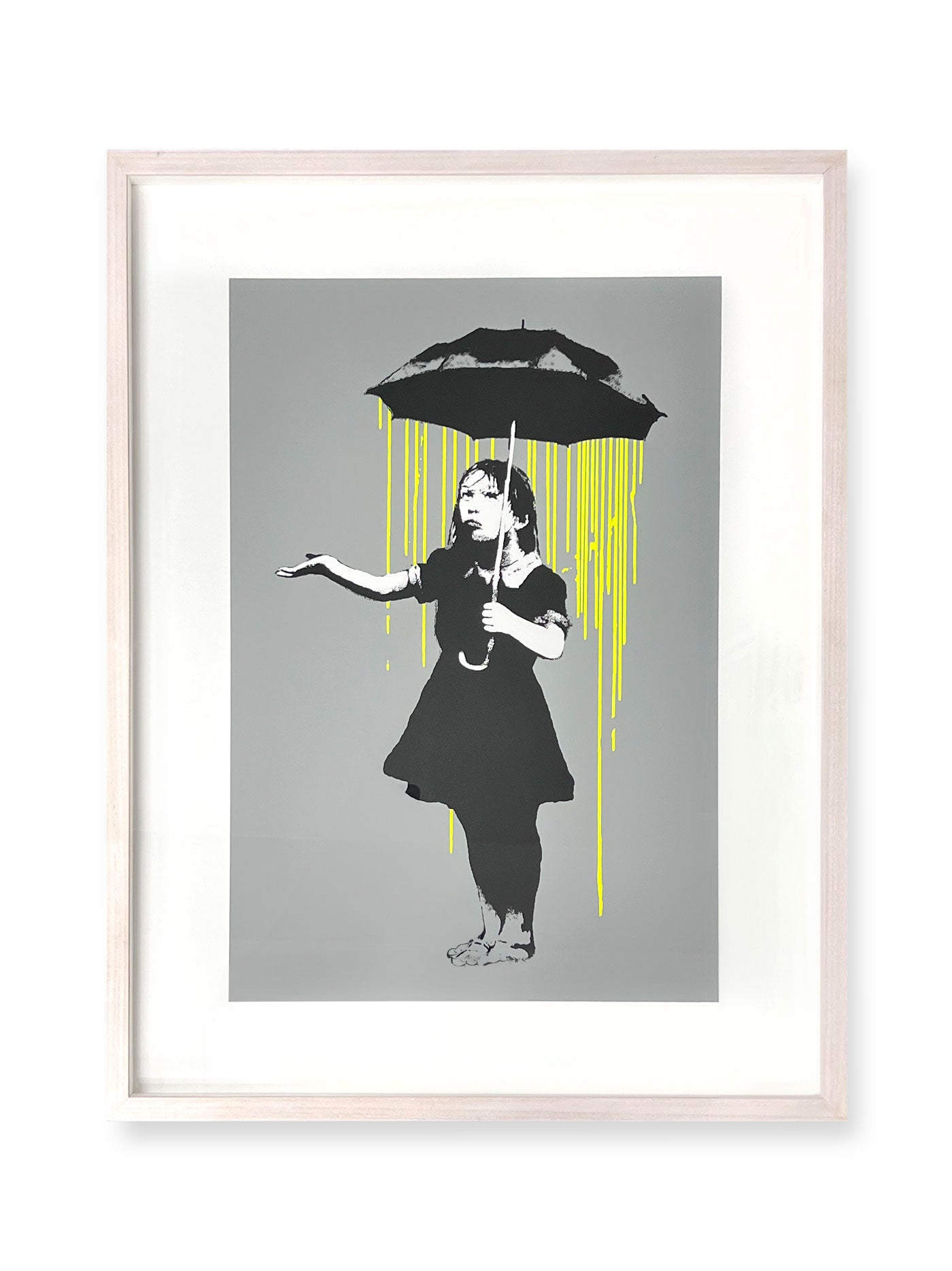 Nola (neon rain) Banksy / WCP