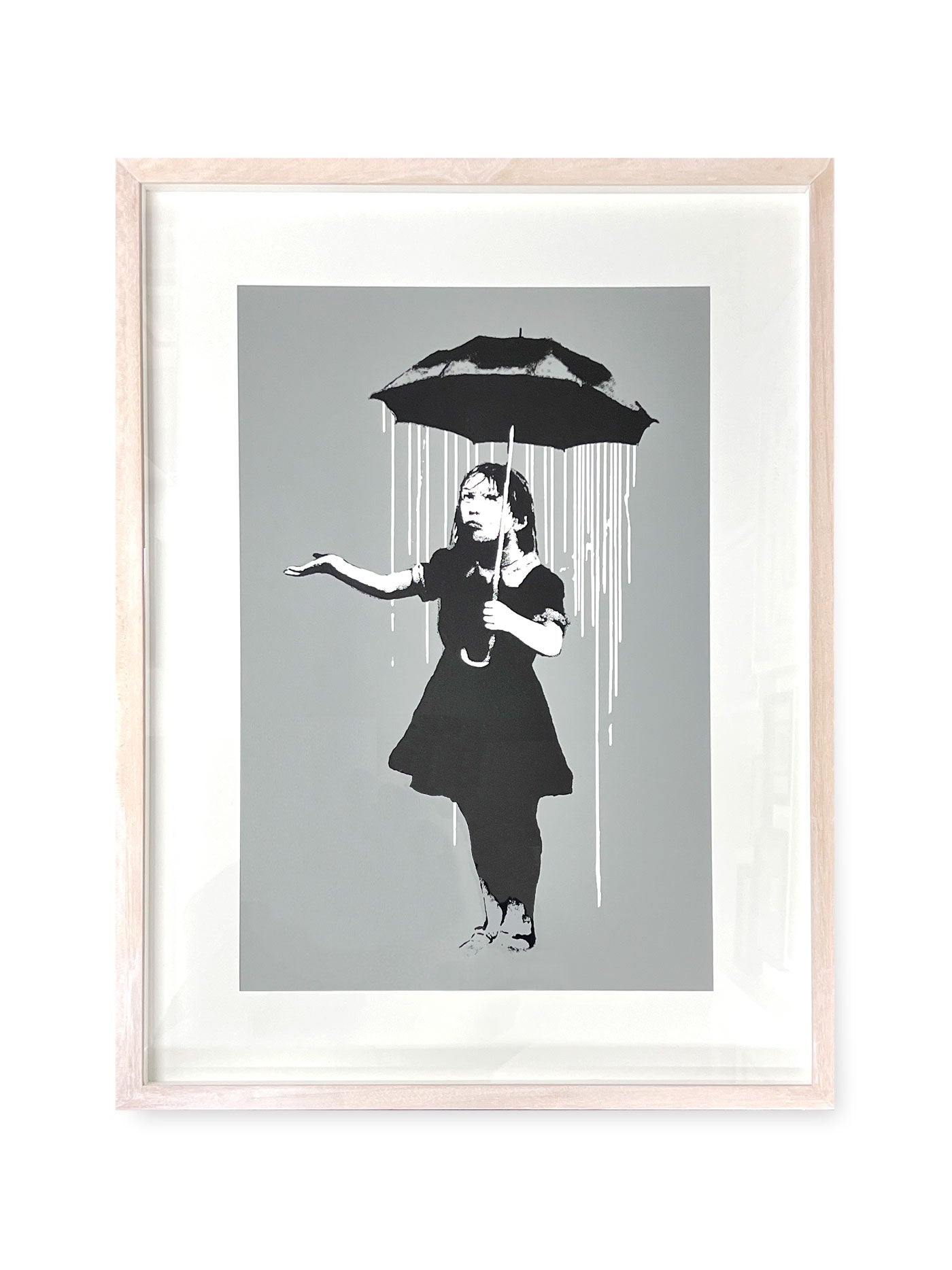 Nola (white rain) Banksy / WCP