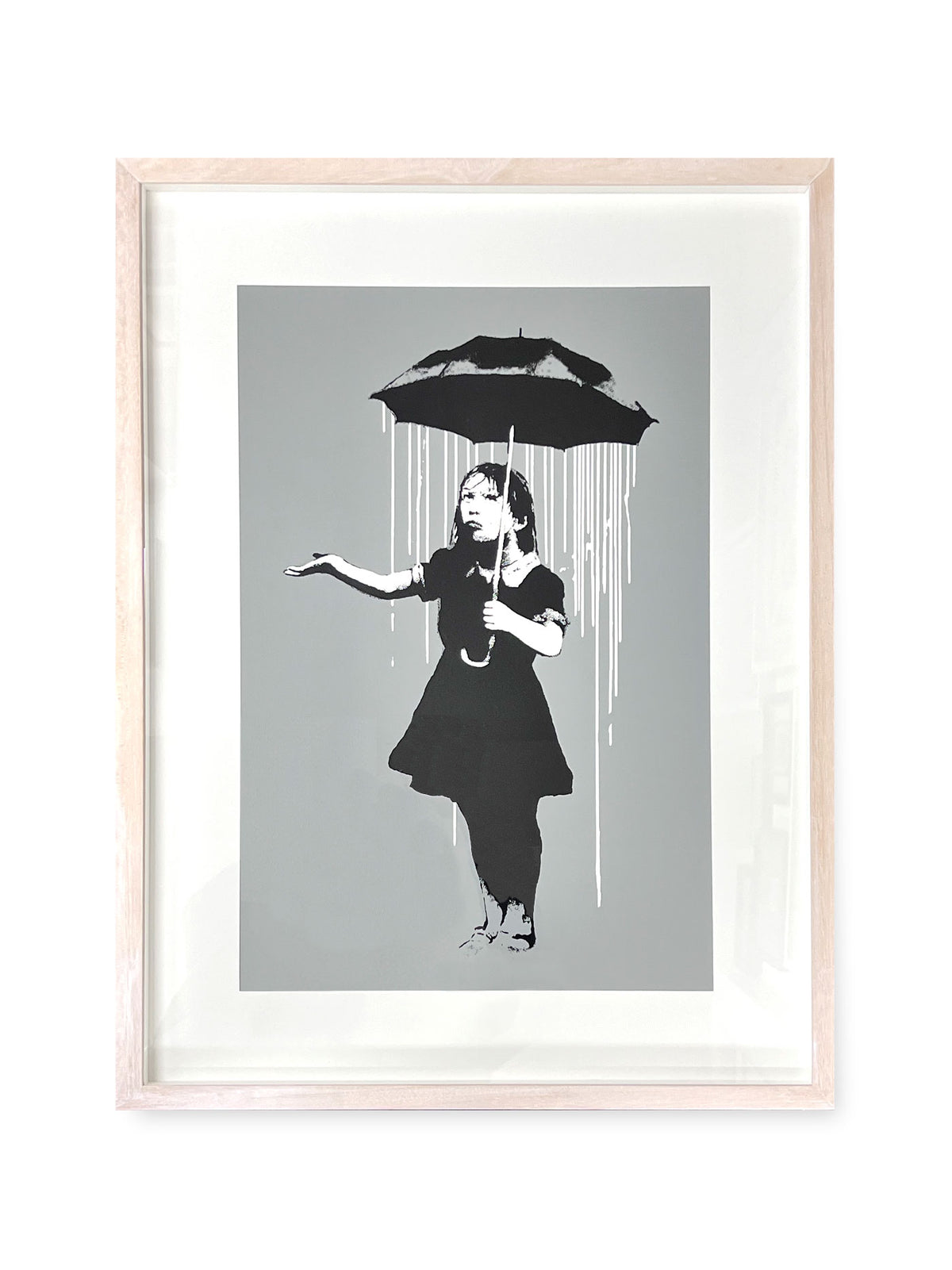Nola (white rain) Banksy / WCP