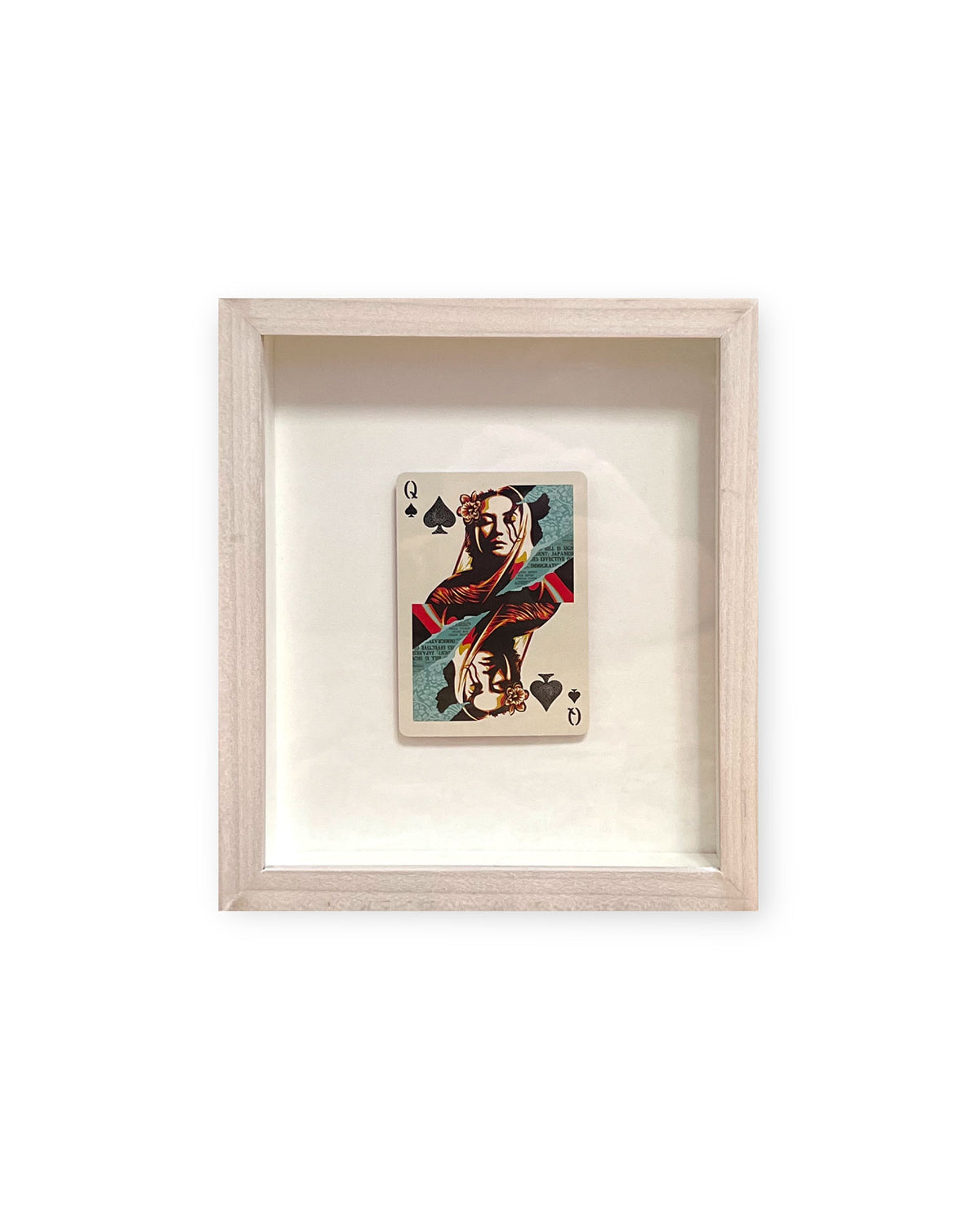 Queen of Spades by Shepard Fairey available from Heath Kane Gallery