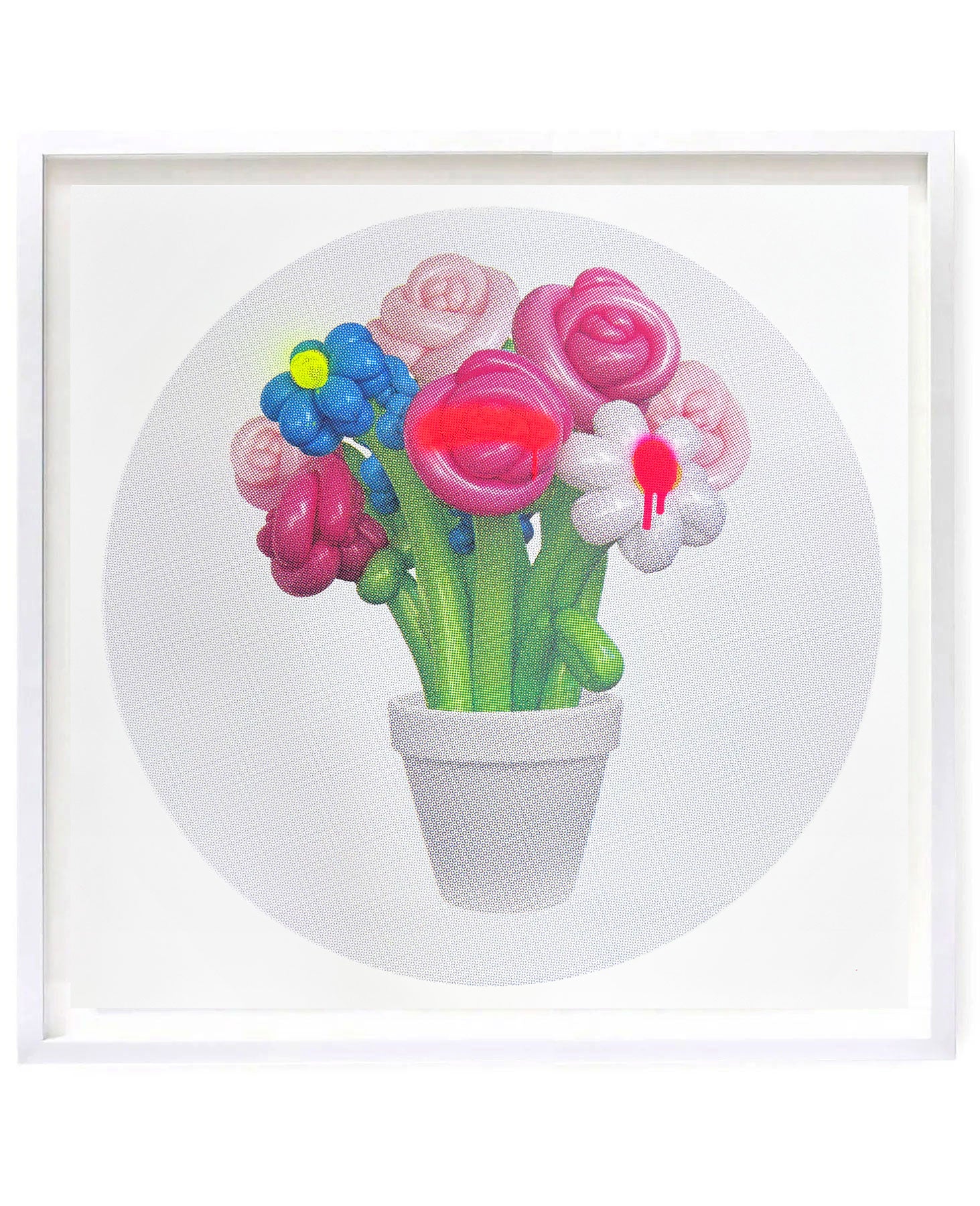 Oblivious - 0625 Balloon Flowers limited edition print by Heath Kane