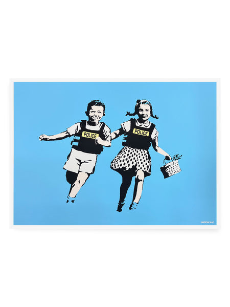 Police Kids (Blue) by Banksy / WCP