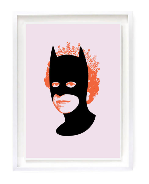 Rich Enough to be Batman - Neon Orange and Pink Flock