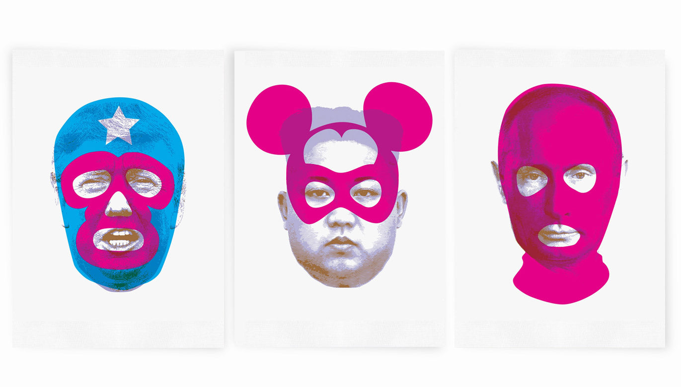 Masks of Fear - Giclée Set (includes all 3 prints)