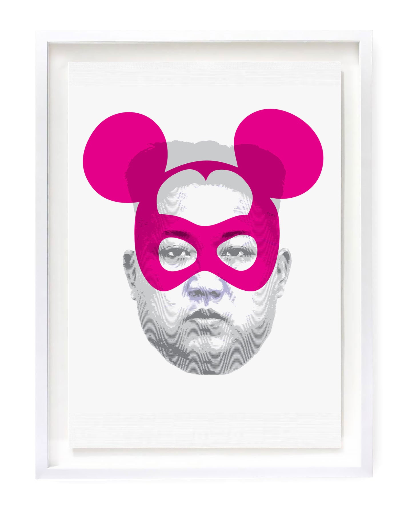 Masks of Fear - Jong-un (2nd edition) by contemporary artist Heath Kane
