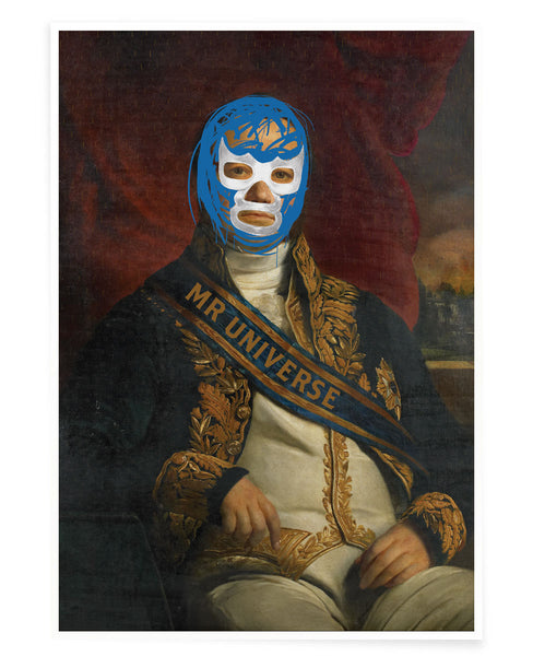 Portrait of Heroes - Mr Universe - A5 size