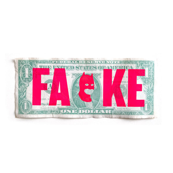 Rich Enough to be Batman - "FAKE" Dollar Note