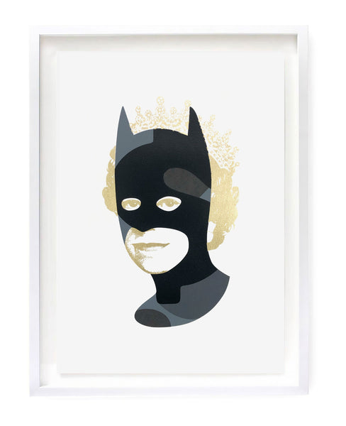 Rich Enough to be Batman - Black and Gold Dollar Sign A3 edition