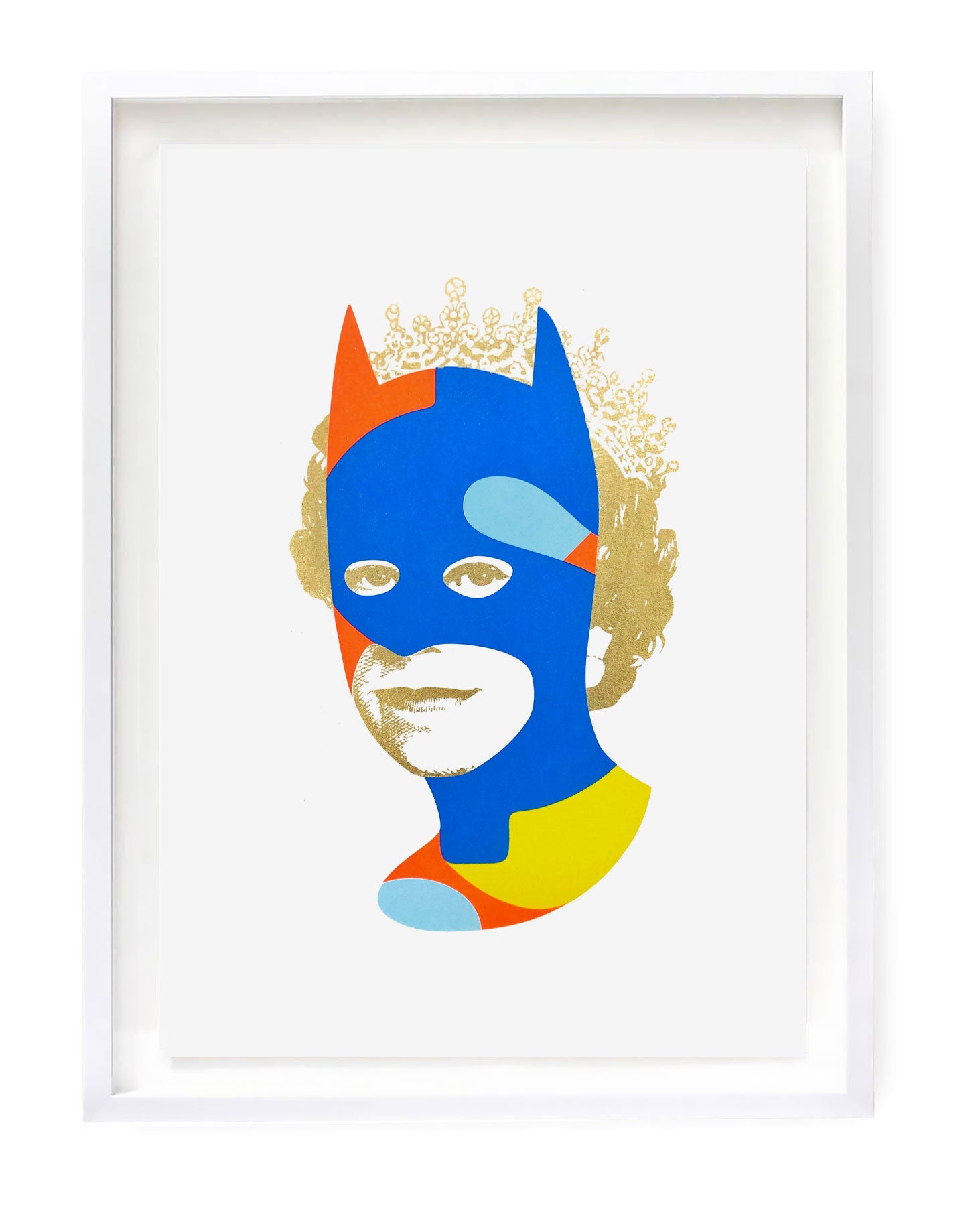 Rich Enough to be Batman - Blue and Gold Dollar Sign A3 edition