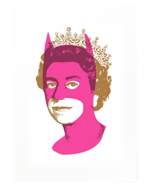 Rich Enough to be Batman - Pink and Golden Brown A5 size