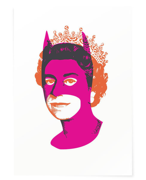 Rich Enough to be Batman - Pink and Red A5 size
