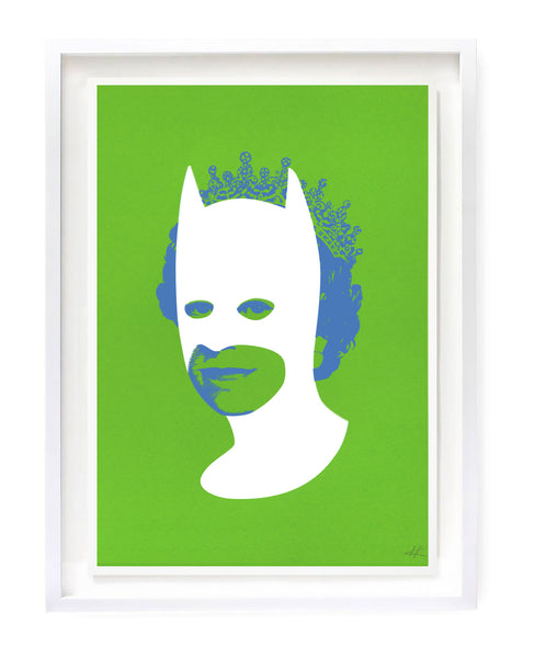 Rich Enough to be Batman - White and Green A3